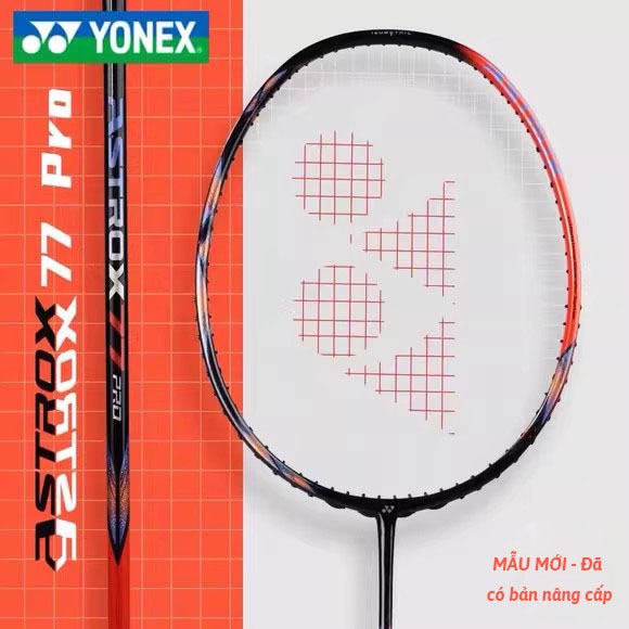 Vợt cầu lôngAstrox 77 Pro Yonex cao cấp bền nhẹ, tặng cước căng sẵn, bao đơn và quấn cán