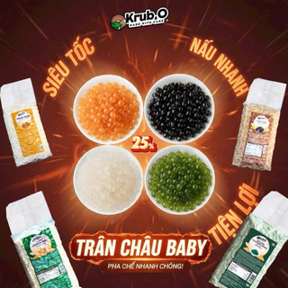 Trân châu Krub O 1kg (Sợi, Đường đen, Hoàng Kim, Baby, Ô Long)