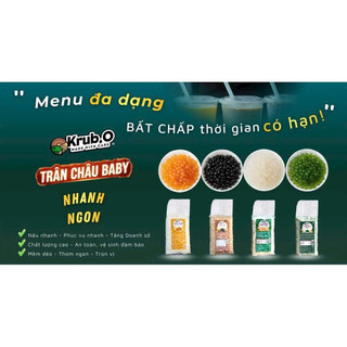 Trân châu Krub O 1kg (Sợi, Đường đen, Hoàng Kim, Baby, Ô Long)