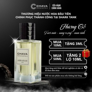 Nước Hoa Nam LUXURY ABRAHAM CHAVA, Phong Cách Xịt, Hương Gỗ Trầm Ấm, Nam Tính, Sang Trọng & Cuốn Hút