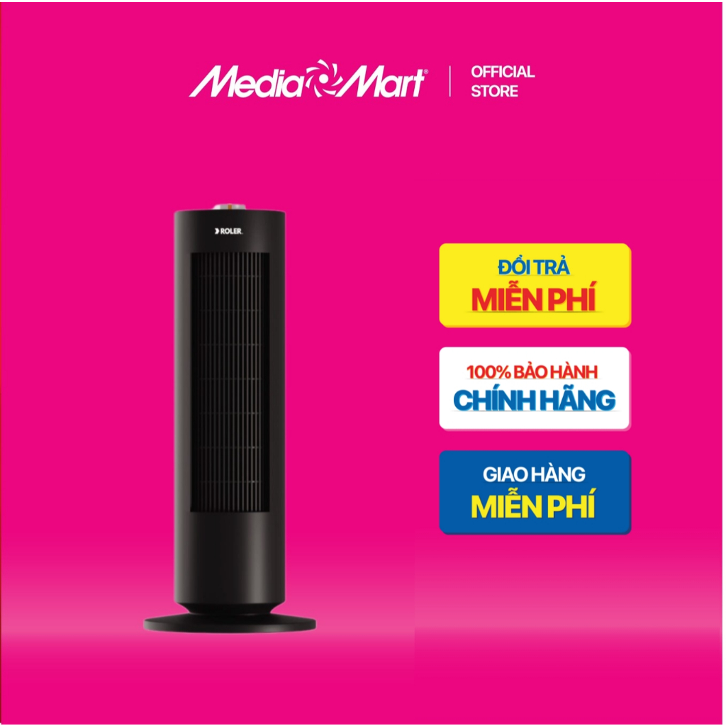 [ Mediamart Mall ] Quạt sưởi Ceramic Roler RC-2126 BH chính hãng,Ship 0đ