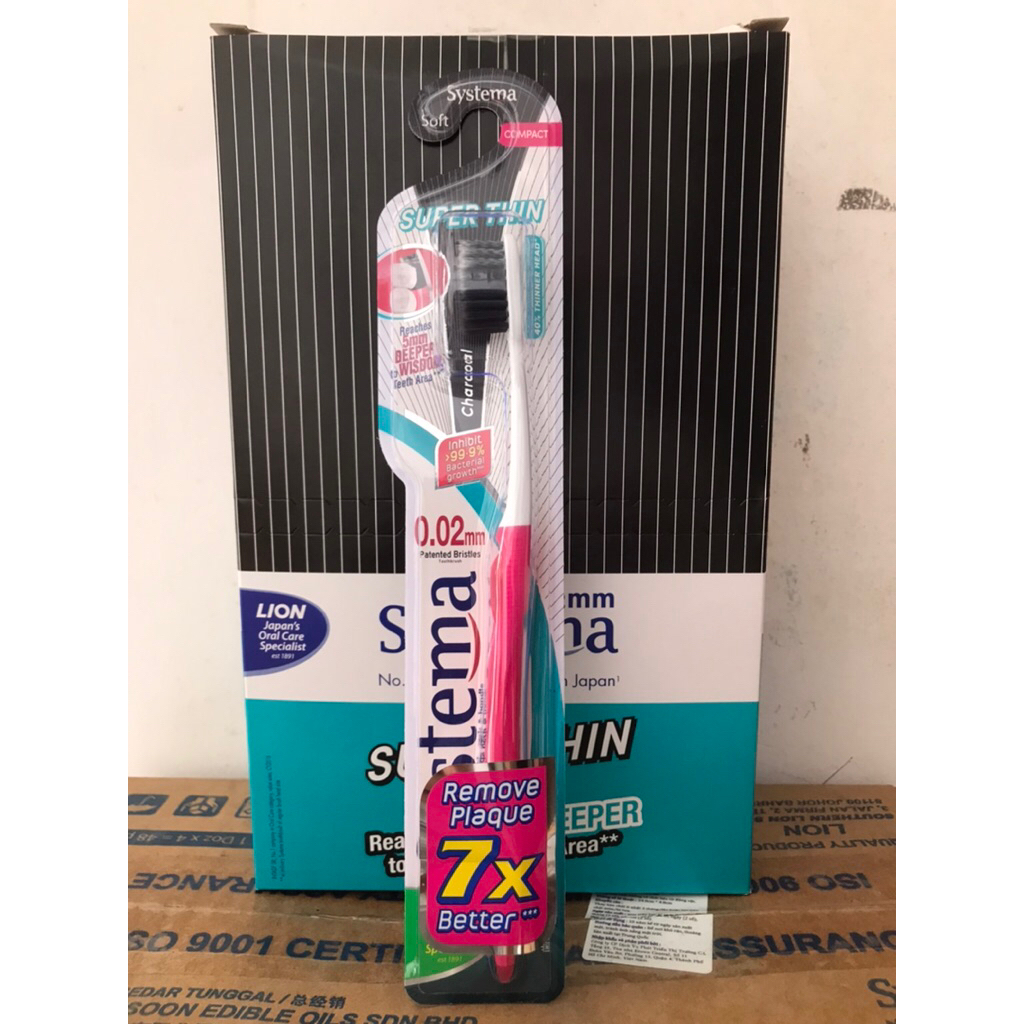 Bàn chải đánh răng Systema Compact  Số 1 Cải tiến mẫu mã và chất lượng Nhật Bản mẫu mới