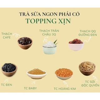Trân châu Krub O 1kg (Sợi, Đường đen, Hoàng Kim, Baby, Ô Long)