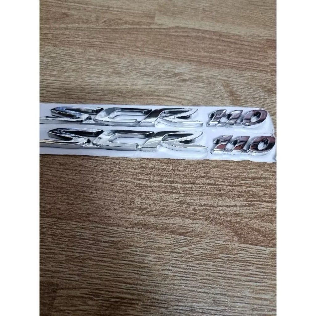 Tem chữ nổi xe SCR 110