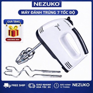 Máy Đánh Trứng Cầm Tay Mini 07 Tốc Độ Vicente Công Suất 300W