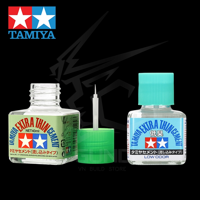 KEO DÁN MÔ HÌNH GUNDAM Tamiya 87038 87236 EXTRA THIN CEMENT - LOW ODOR 40ML