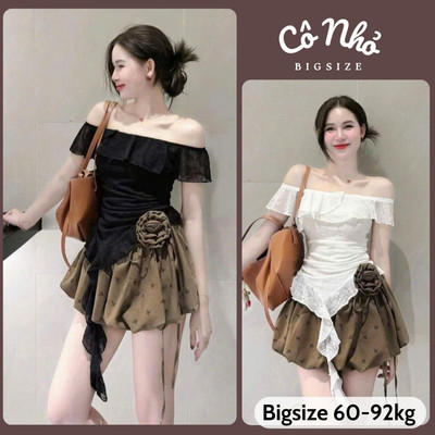 Áo Thun Lưới Bigsize Nữ Dáng Trễ Vai Vạt Tua Rua Sexy Tôn Dáng Cho Nàng Chubby A350