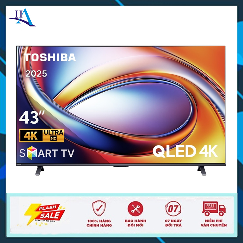 Smart Tivi QLED Toshiba AI 4K 43 inch 43M450RP (Free Ship Nội Thành TP.HCM-Ngoài Tỉnh Liên Hệ Shop)
