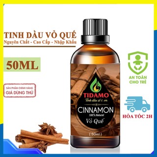 TINH DẦU QUẾ 50ML Cao Cấp nhập khẩu, Xông thơm phòng, khử mùi và thư giãn tinh thần
