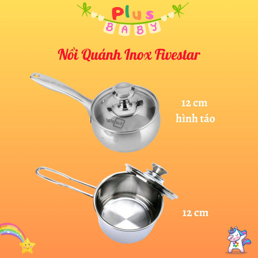 Nồi quánh nấu bột Inox 3 đáy Fivestar