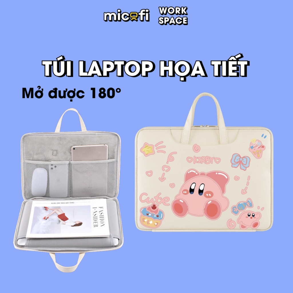 Túi Đựng Laptop Micofi, Chống Sốc Laptop, Macbook 13 inch, 14 inch, 15.6 inch, Túi Xách, Bao Đựng La
