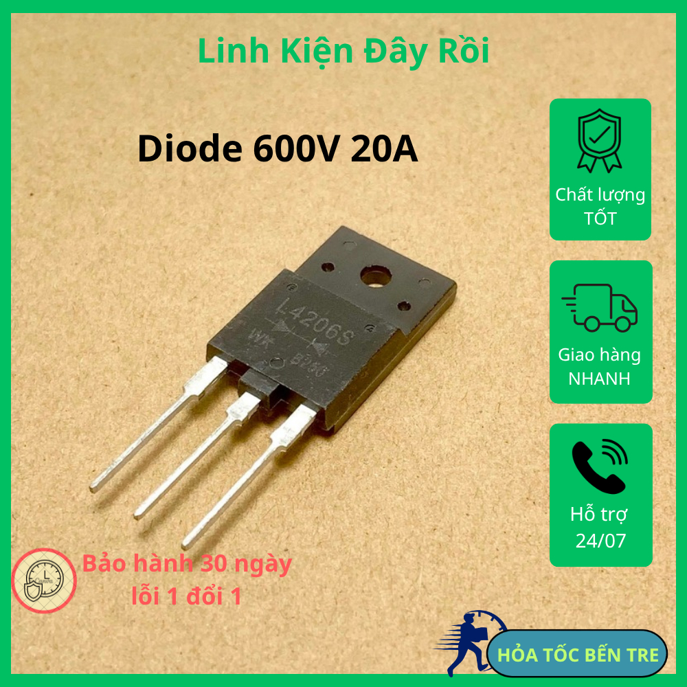 L4206S FML-4206S Diode 600V 20A TO-3PF