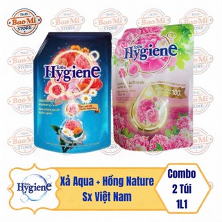(Combo 2 túi) Nước xả Hygiene 1100ML Sản Xuất Việt Nam