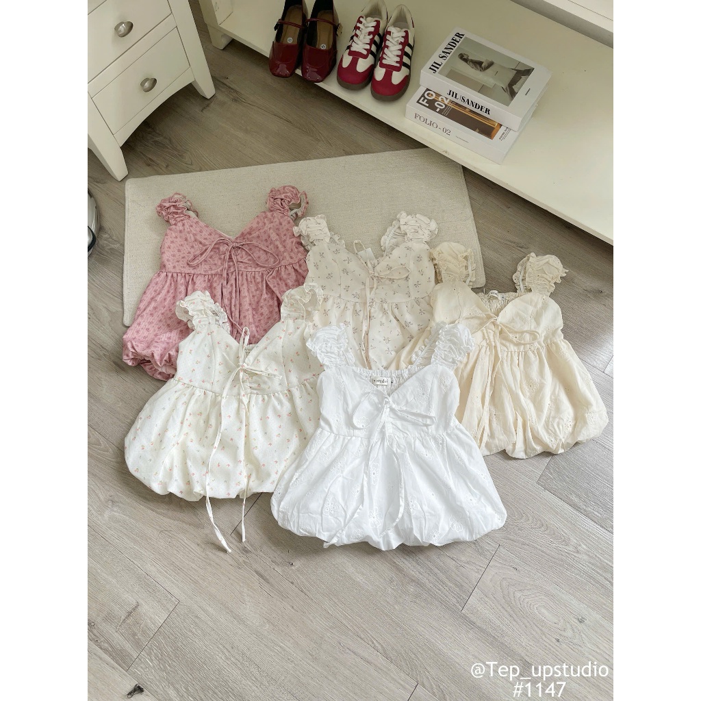 [HÀNG QC/ LOẠI 1] ÁO HAI DÂY REN THÔ BOI HOA THÊU MẶC HAI KIỂU SIÊU XINH 2MONDAY A167 | BigBuy360 - bigbuy360.vn