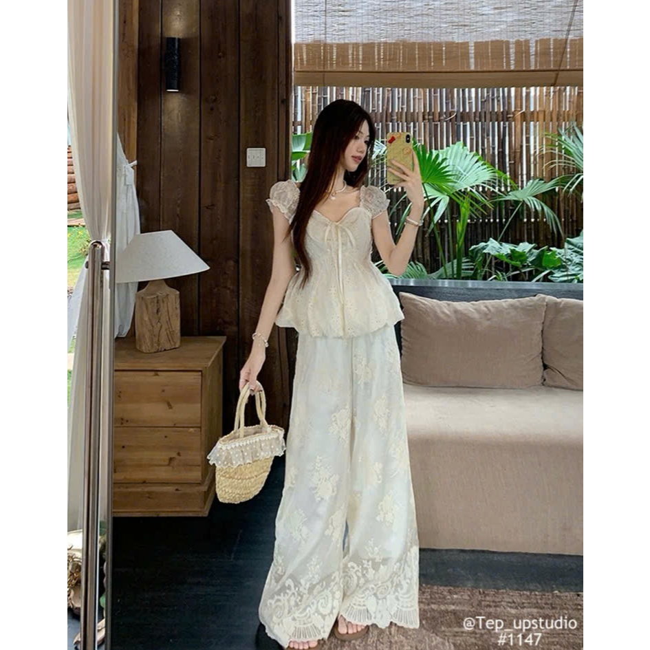 [HÀNG QC/ LOẠI 1] ÁO HAI DÂY REN THÔ BOI HOA THÊU MẶC HAI KIỂU SIÊU XINH 2MONDAY A167 | BigBuy360 - bigbuy360.vn