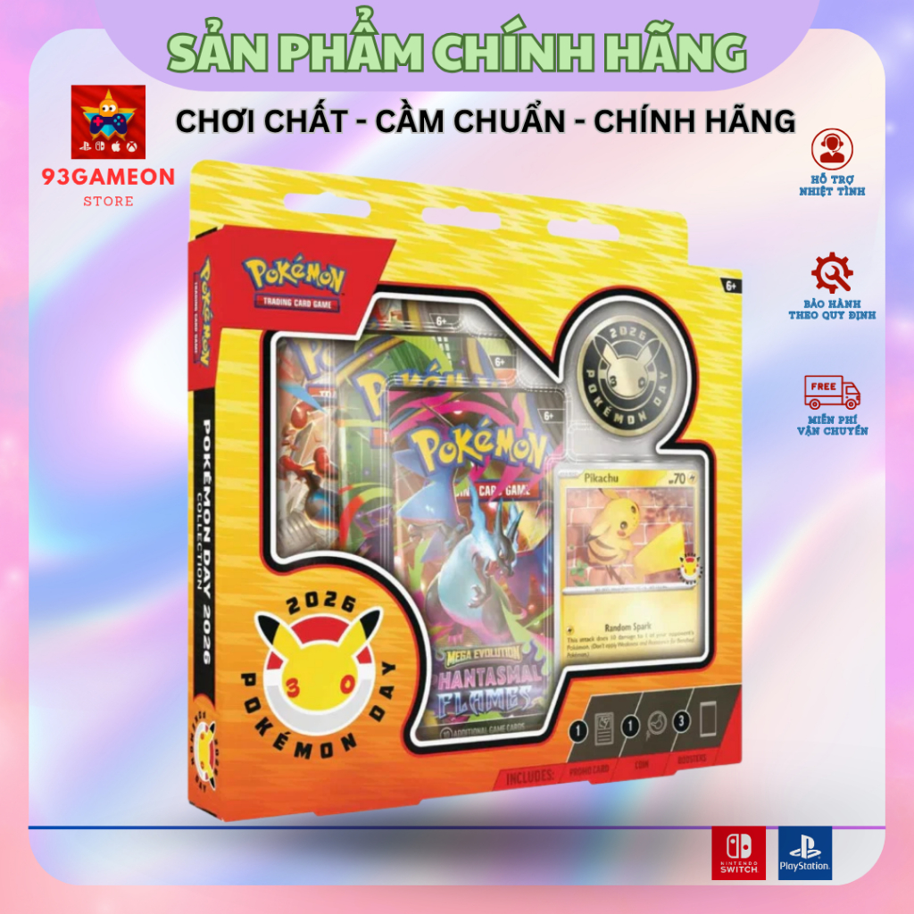 [Chính Hãng] Pokemon TCG: Pokemon Day 2026 Collection
