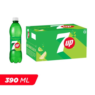 Thùng 24 Chai Nước Ngọt Giải Khát Có Gaz 7Up (390ml/chai)