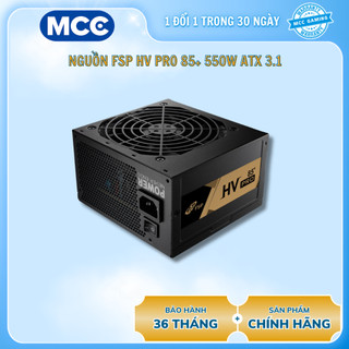 Nguồn FSP HV Pro 85+ 550W  ATX 3.1 80 Plus Bronze ( PPA5505404 )
