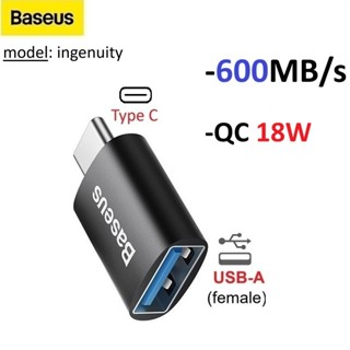 Đầu chuyển OTG Type C to USB-A (female) 10Gbps Baseus ingenuity series -Bảo Hành 6 tháng