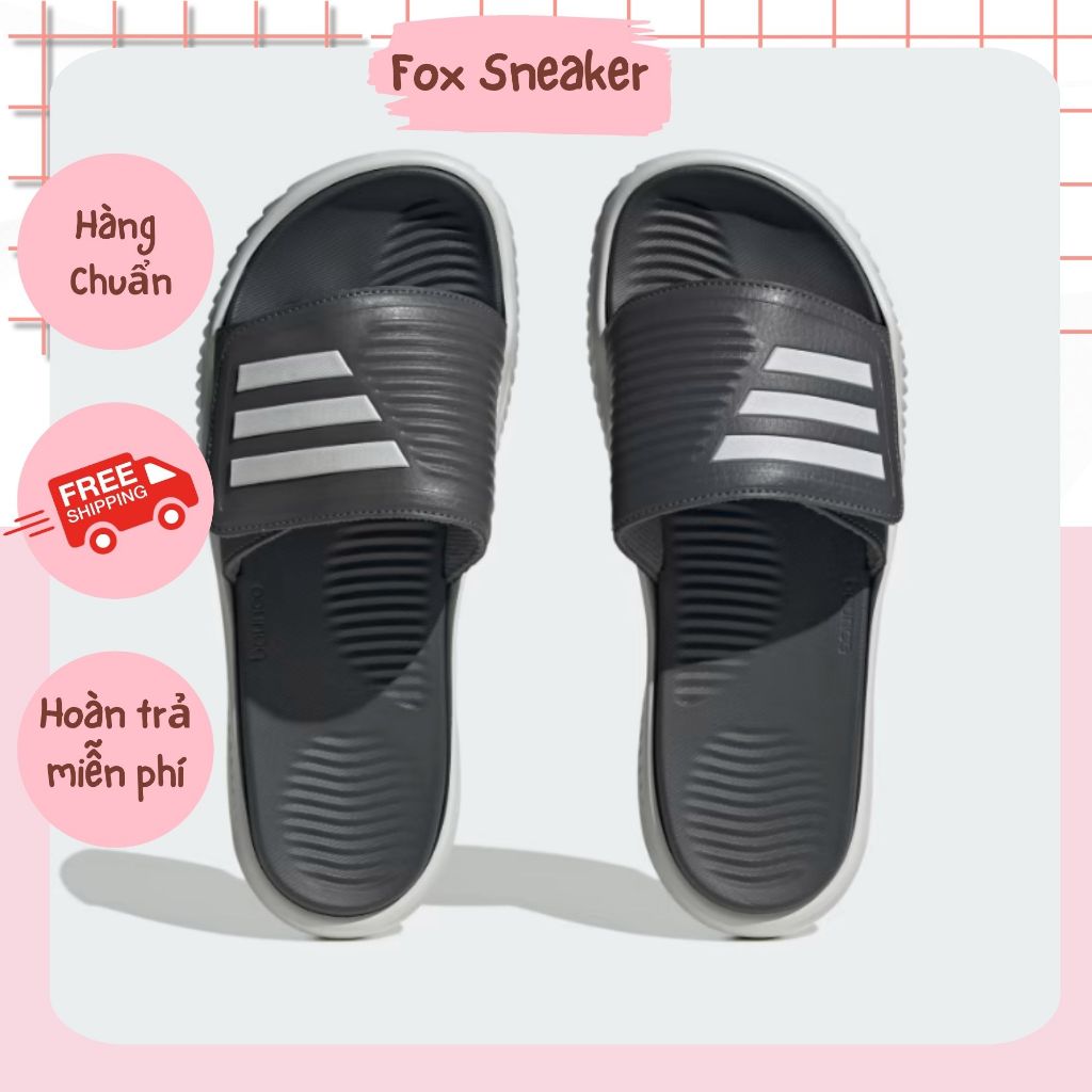 Dép Adidas Alphabounce Slides Grey V2 Hàng Chính Hãng - GZ9503 | Fox Sneaker