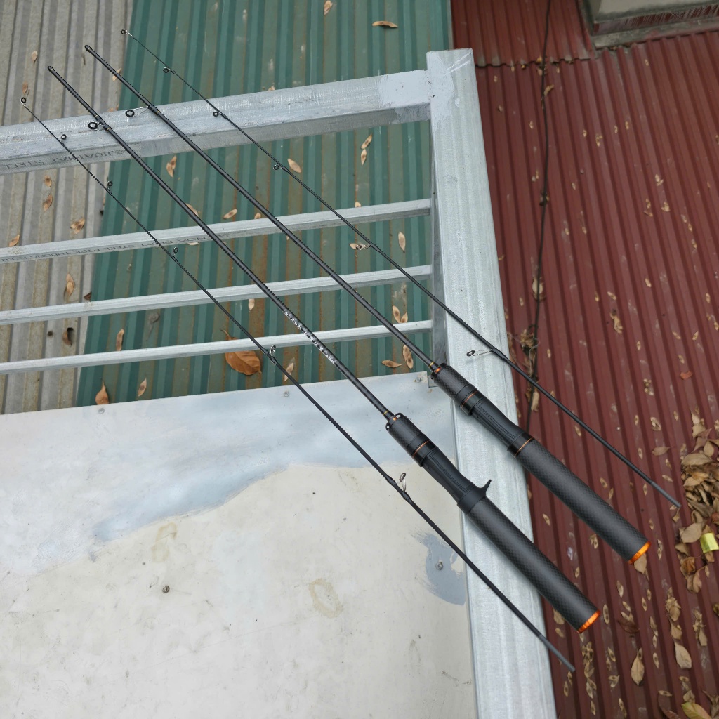 Cần UL Black V2 - Cán Cacbon - pass cần vặn có tiếng click