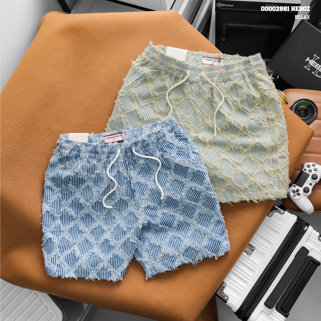 Quần short HEBOZ denim 2M - 00002881