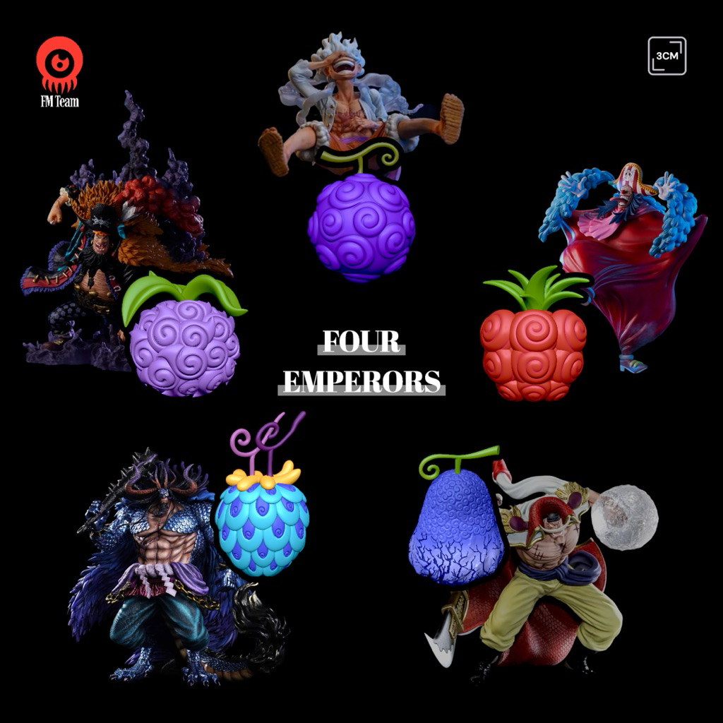Mô hình resin TRÁI ÁC QUỶ FOUR EMPERORS, resin One Piece WCF, FM Team