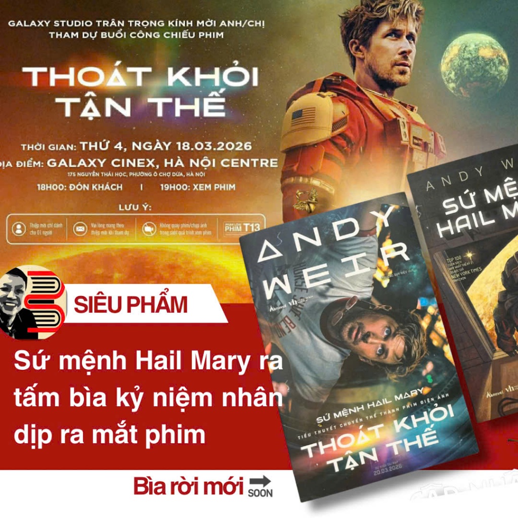 Sách - Sứ Mệnh Hail Mary – Andy Weir - Trương Duy Hiệu dịch - AZbook – NXB Văn Học