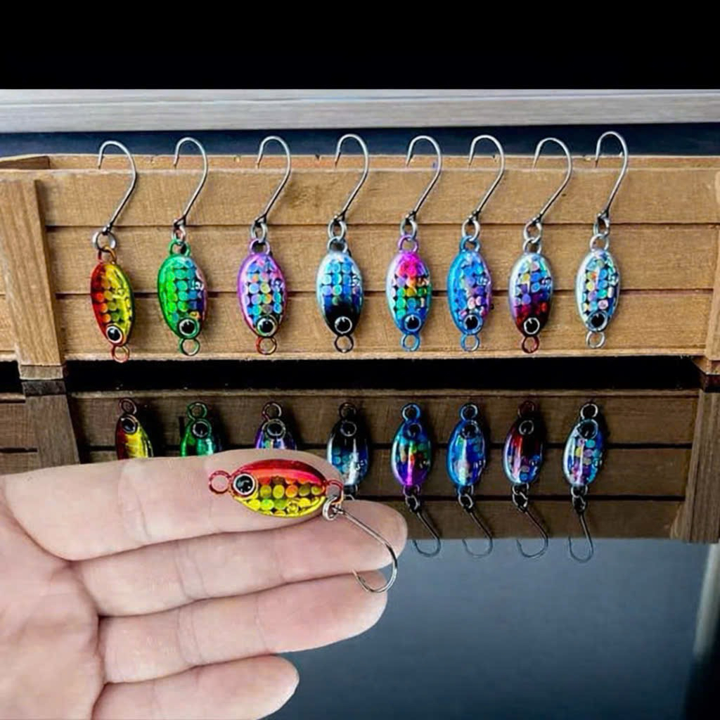 Micro Jig Mồi Câu Cá 3g Mini Chậm Đúc Spinner Mồi Kim Loại Nhân Tạo Quay Jig Thìa Câu Cá
