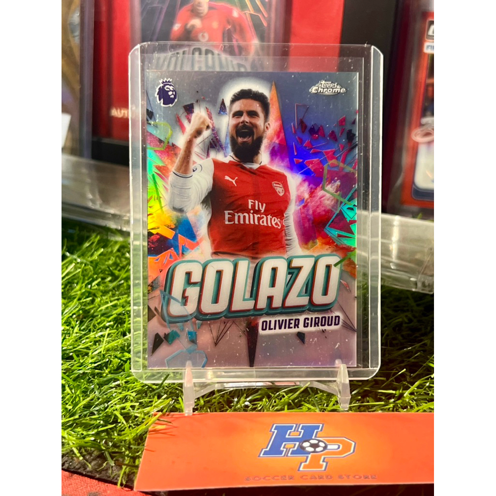 Thẻ bóng đá Olivier Giroud Golazo Topps Chrome EPL 2025/26