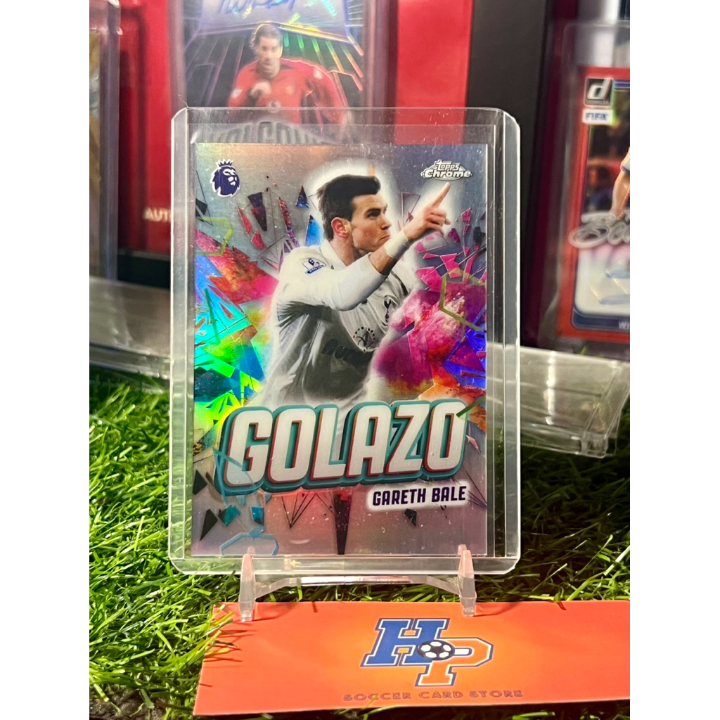 Thẻ bóng đá Gareth Bale Golazo Topps Chrome EPL 2025/26