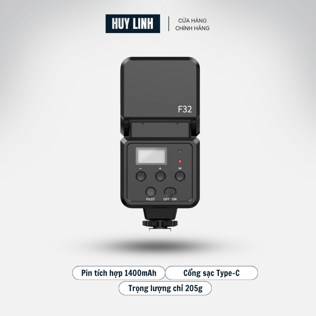 Đèn flash Ulanzi F32 dành cho máy ảnh DSLR công suất 5W