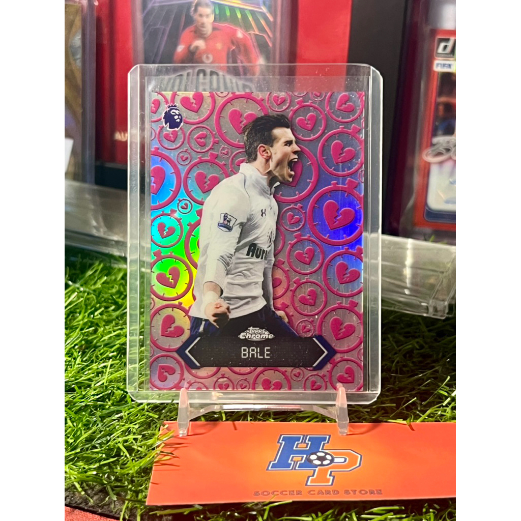 Thẻ bóng đá Gareth Bale Heartbreak Topps Chrome EPL 2025/26