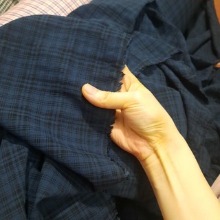 VẢI THÔ / KATE KẺ TÔNG XANH ĐEN 100% COTTON - CHẤT MỀM, MÁT, NHẸ - MAY SƠ MI, VÁY, BỘ ĐỒ