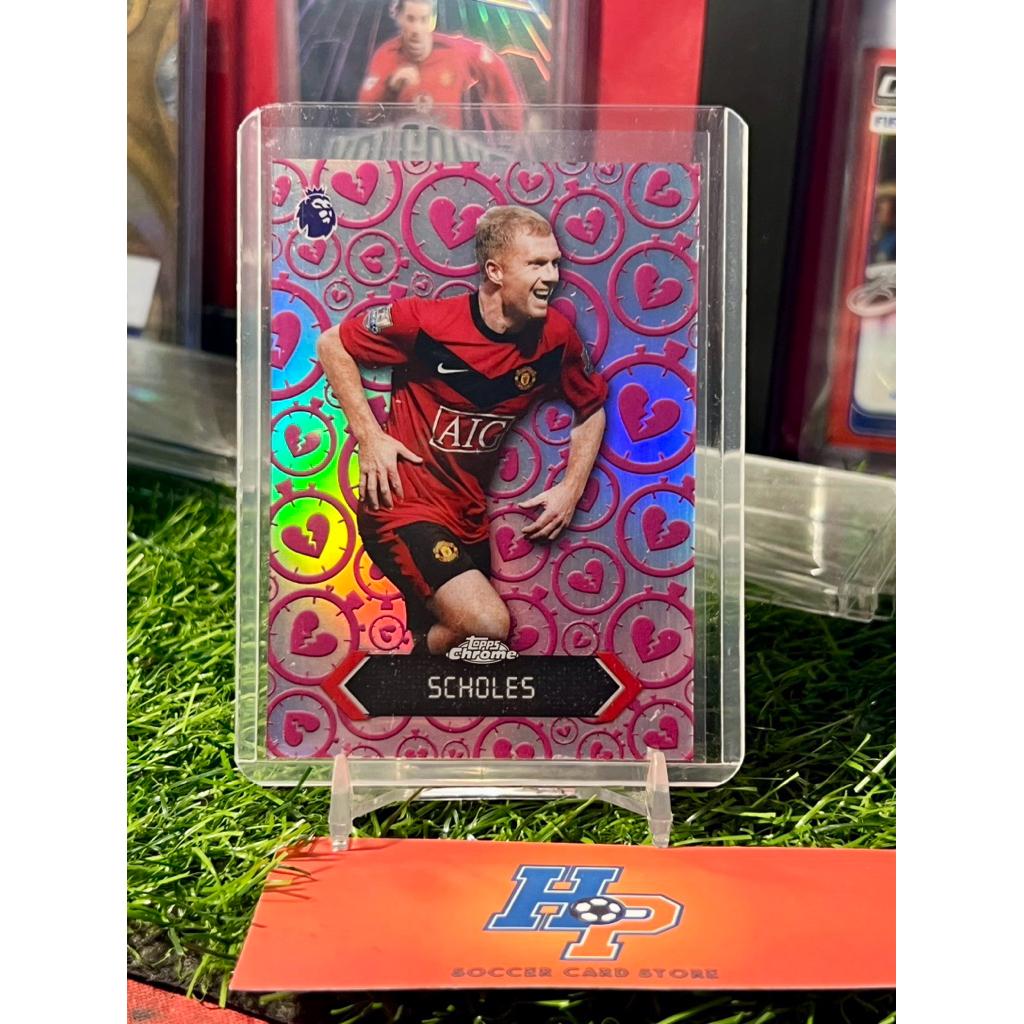 Thẻ bóng đá Paul Scholes Heartbreak Topps Chrome EPL 2025/26