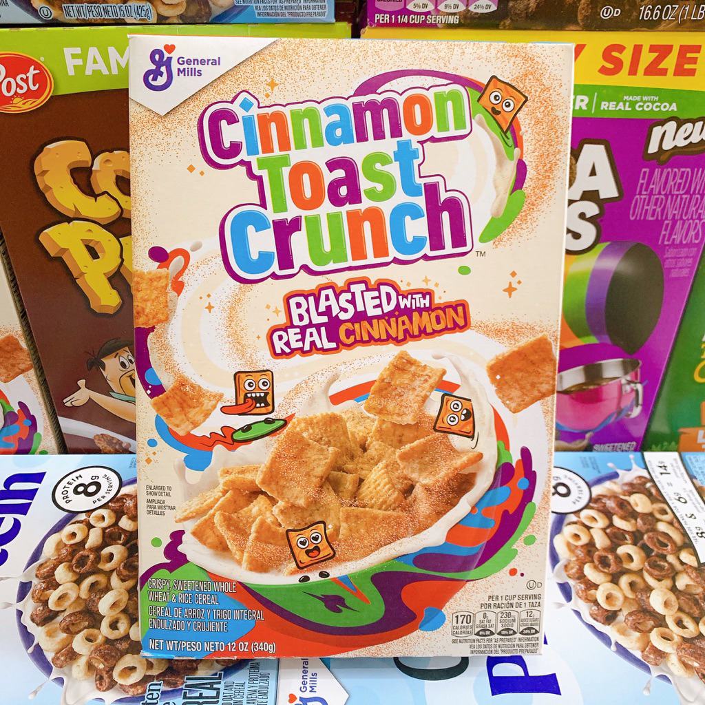 HÀNG NHẬP MỸ - NGŨ CỐC ĂN SÁNG CINNAMON TOAST CRUNCH 340GR