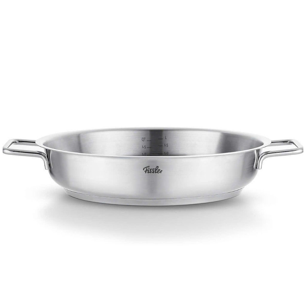 Chảo Inox tay cầm hai bên Fissler Pure Collection Serving Ø24cm