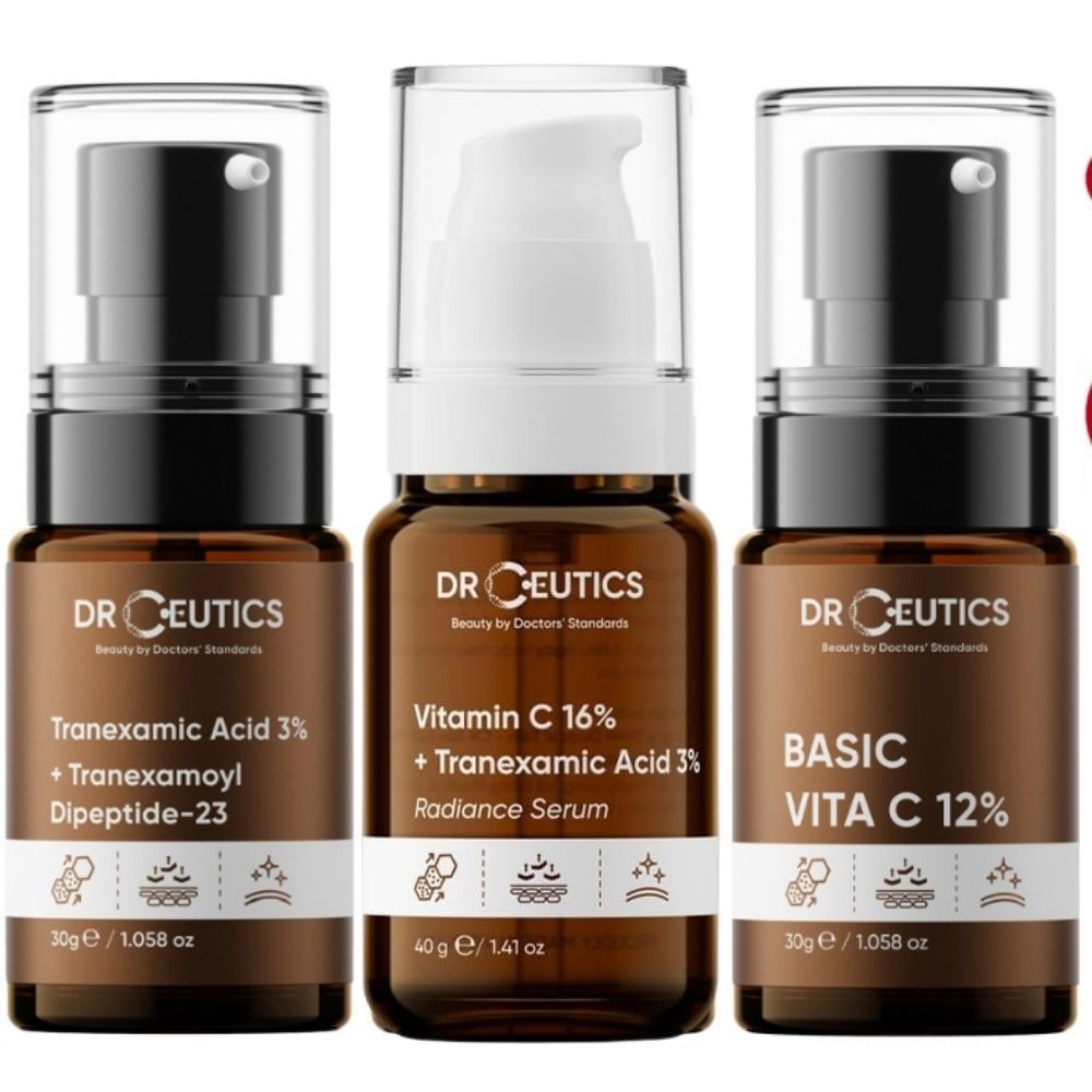 Ảnh 2 của Serum DrCeutics Vitamin C 16%, Tranexamic 3% tinh chất giảm thâm, làm sáng da hiệu quả 30ml