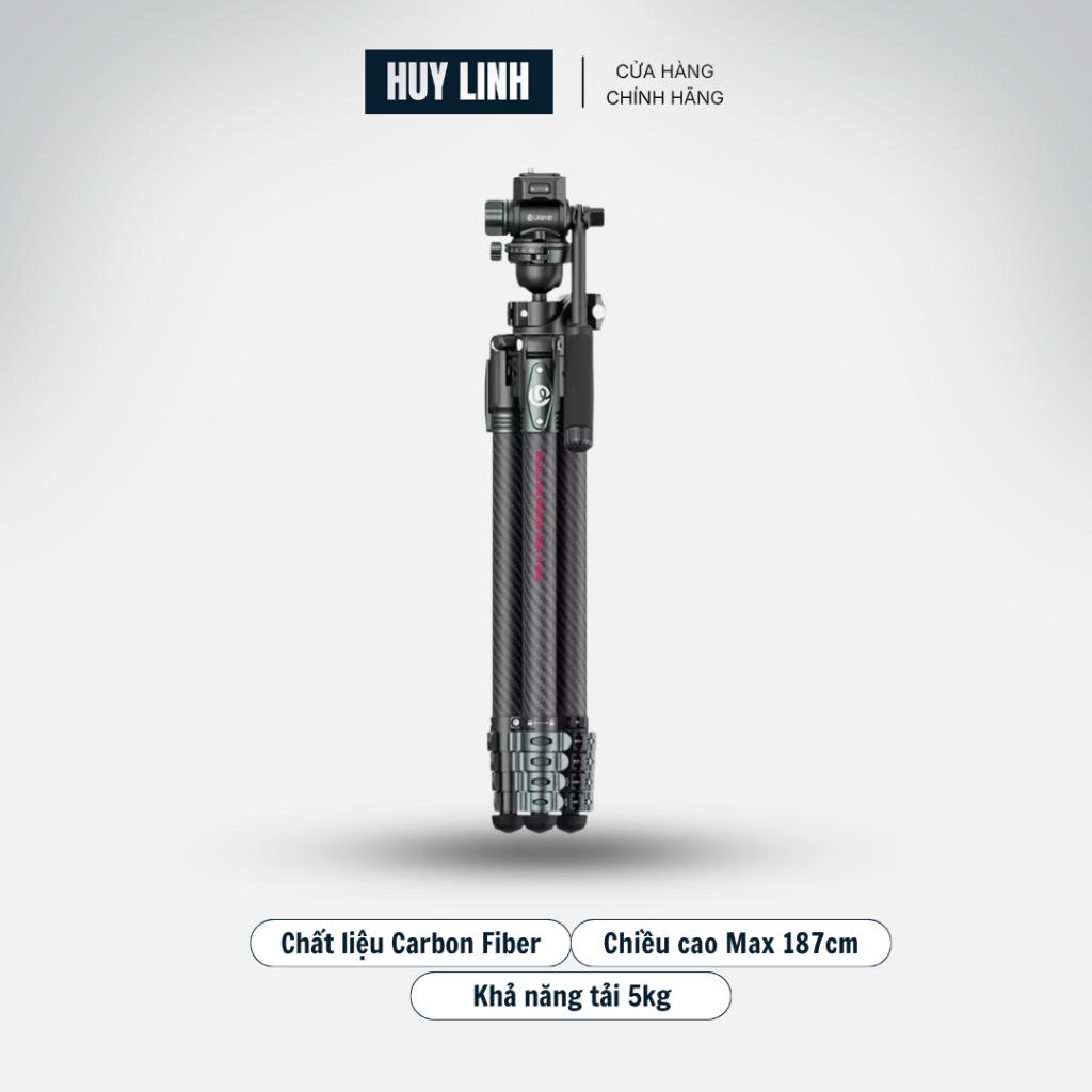 Ulanzi JJ06 Chân giá đỡ máy ảnh chất liệu Carbon Fiber