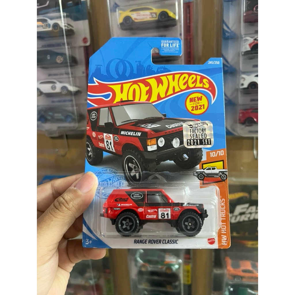 Xe Mô Hình Hot Wheels  RANGE ROVER CLASSIC Móc Nhăn Nhẹ