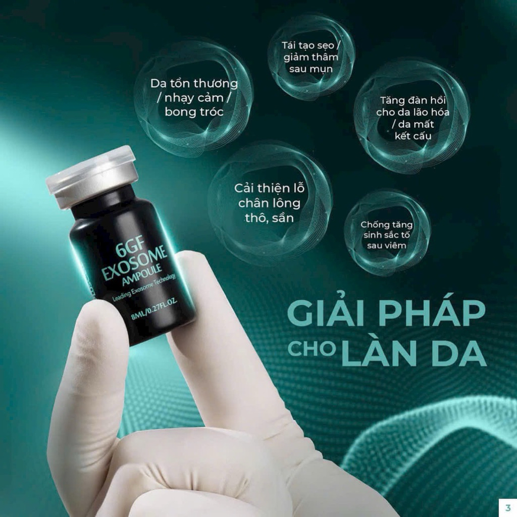 6GF EXOSOME NANOTECH – BƯỚC ĐỘT PHÁ TRONG PHỤC HỒI DA CHUYÊN SÂU SAU TÁC ĐỘNG