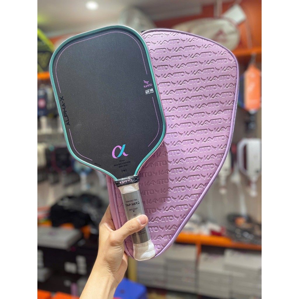 [ KAMITO ] VỢT PICKLEBALL KAMITO ALPHA X CHÍNH HÃNG ( tặng kèm quấn cán và dán viền )