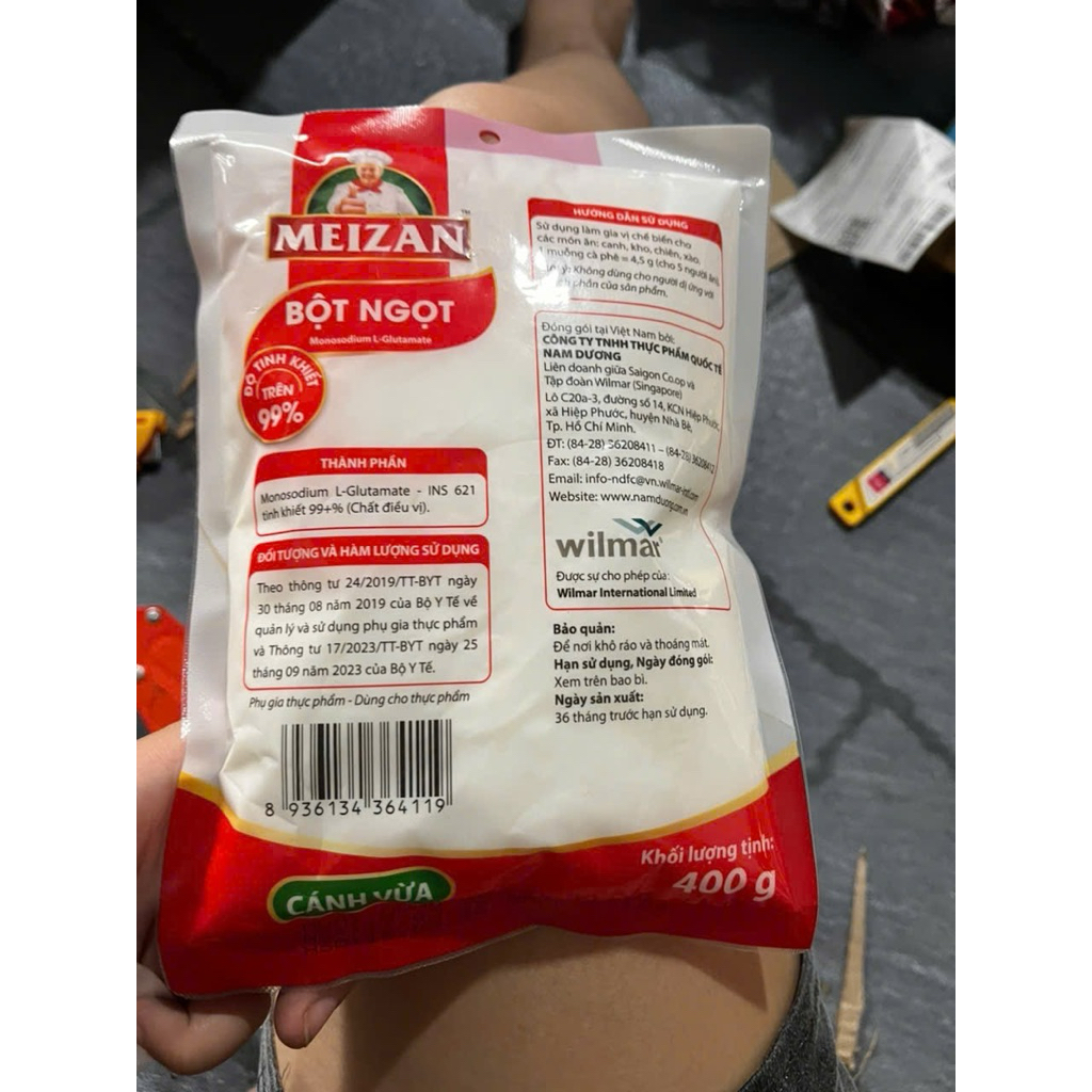 BỘT NGỌT MEIZAN 400g hạt vừa ( hsd 2028)