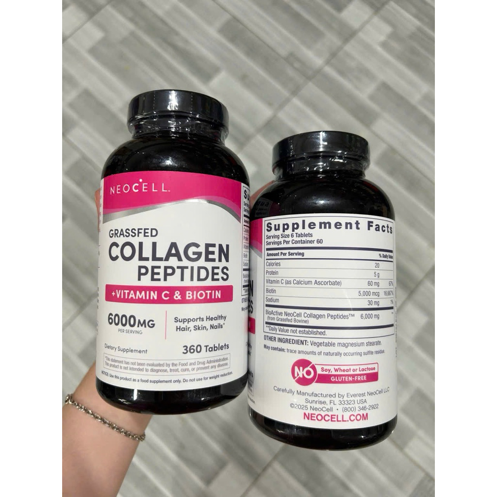 Viên bổ sung Collagen Neocell Super Collagen +C