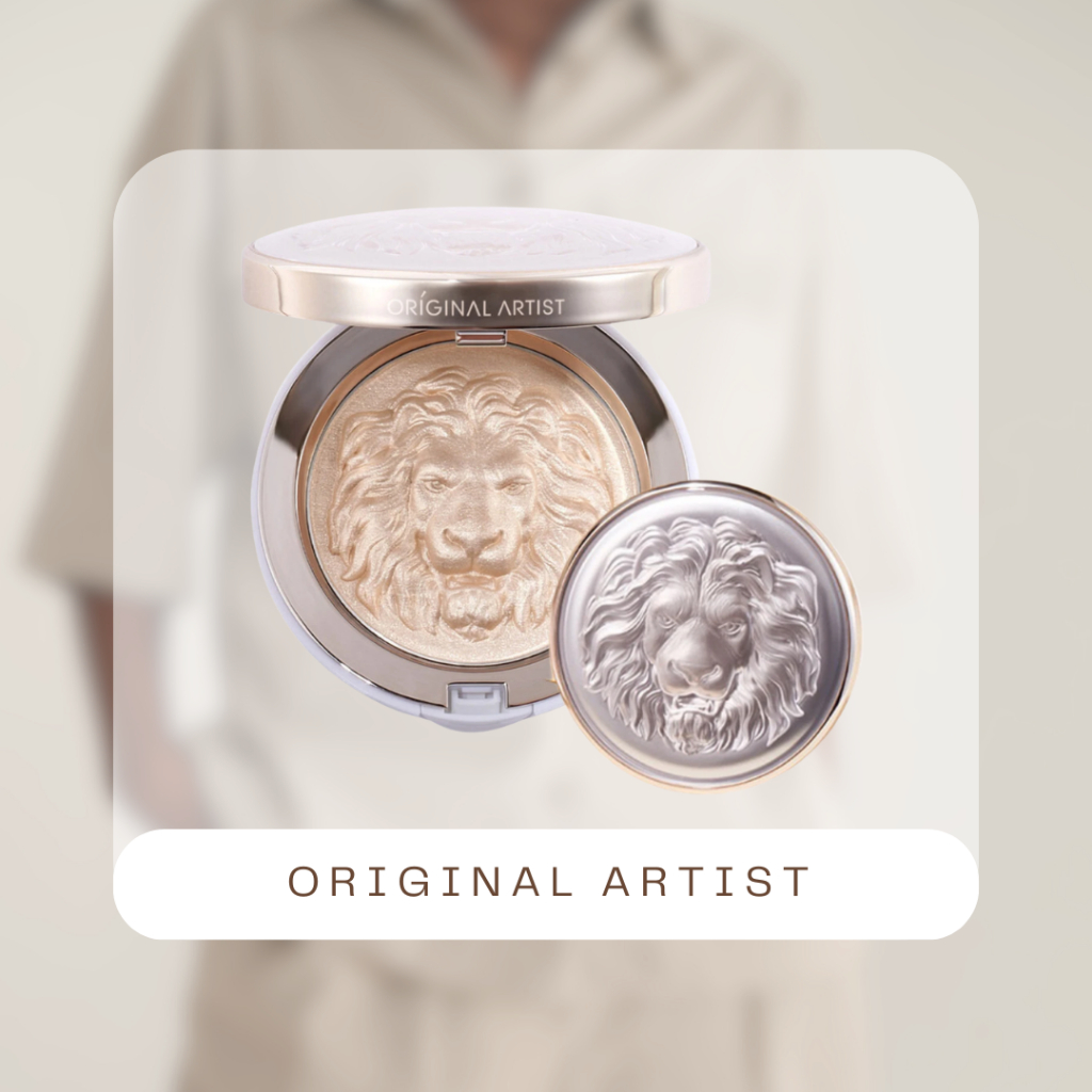 [ORIGINAL ARTIST] Bảng Phấn Bắt Sáng Highlight Sư Tử LION Gloss Powder Mềm Mịn Joyce House