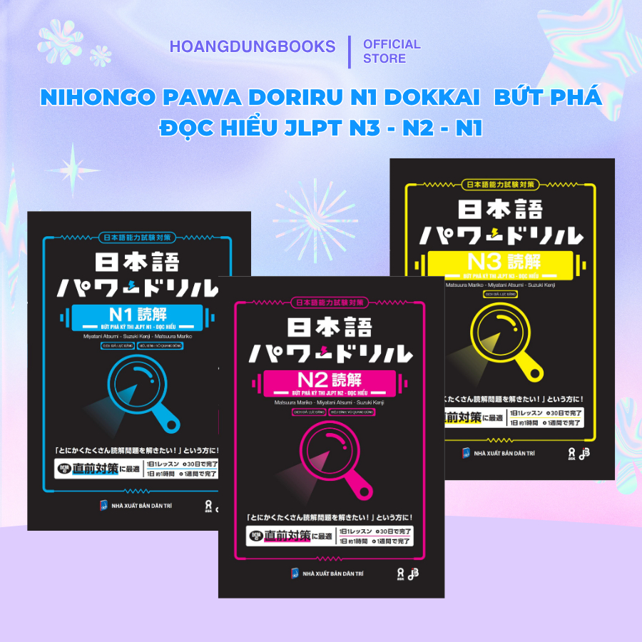 Nihongo Pawa doriru N1 Dokkai  Bứt phá đọc hiểu JLPT N3 - N2 - n1