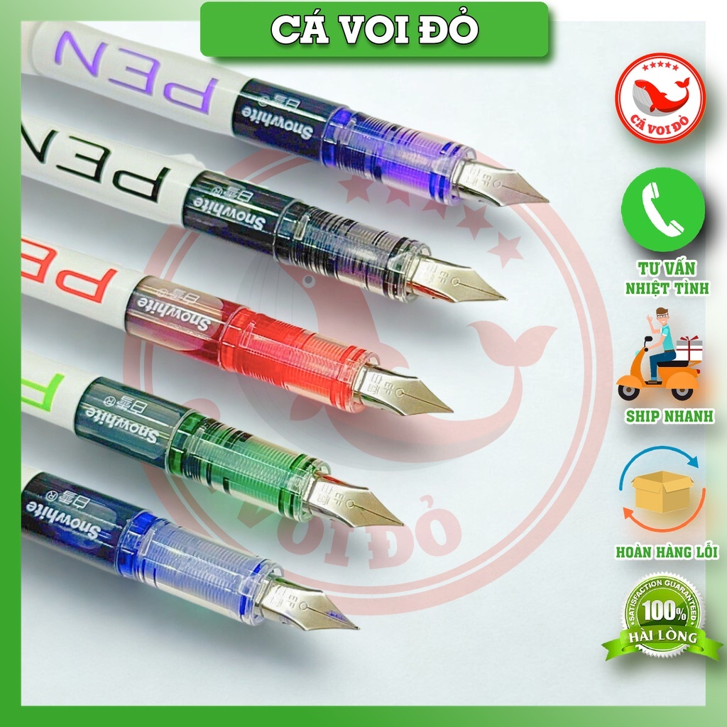 Combo 10 bút máy cấp mực Snowhite FP10