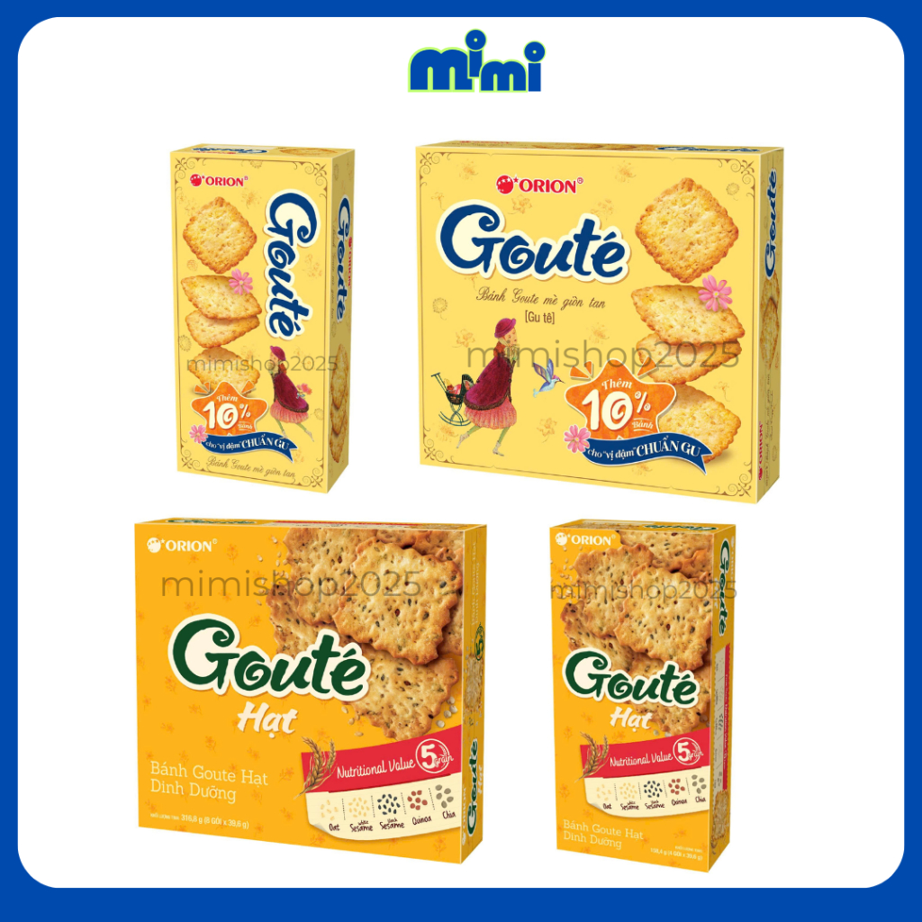 Bánh Quy Giòn Goute Orion (Hộp)