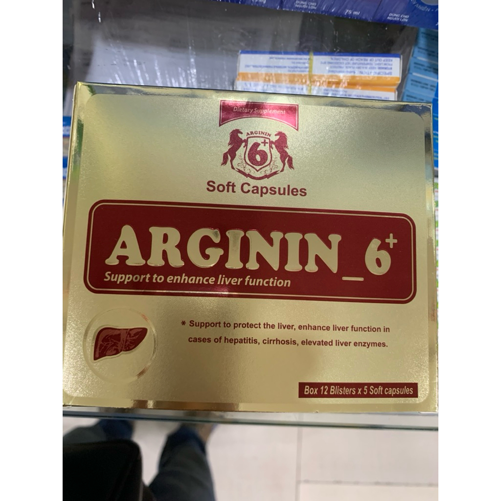 Bổ gan ARGININ 6+ hộp 60 viên