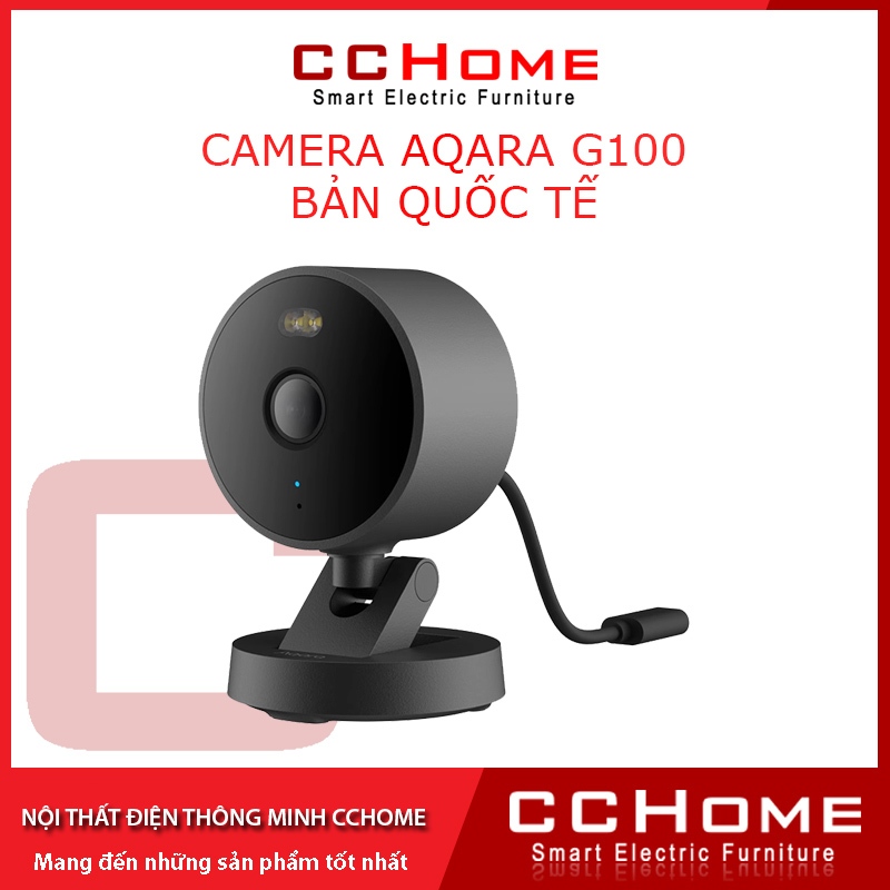 Camera ngoài trời Aqara G100 bản quốc tế CH-C08D - Độ nét cao 2K, Góc rộng 162 độ, Chống nước IP65